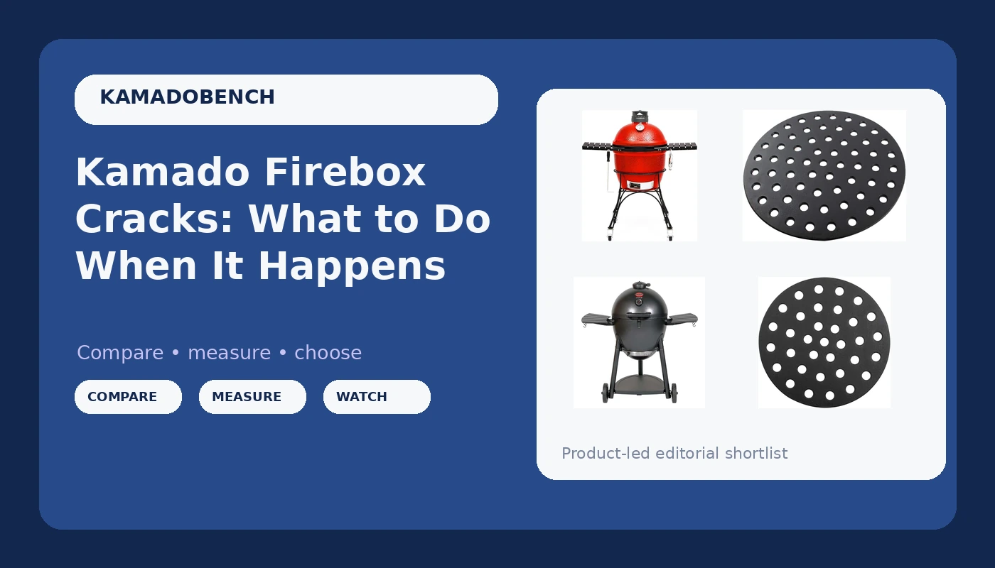 Kamado Firebox Cracks: What to Do When It Happens - KamadoBench review with measurements and honest opinion