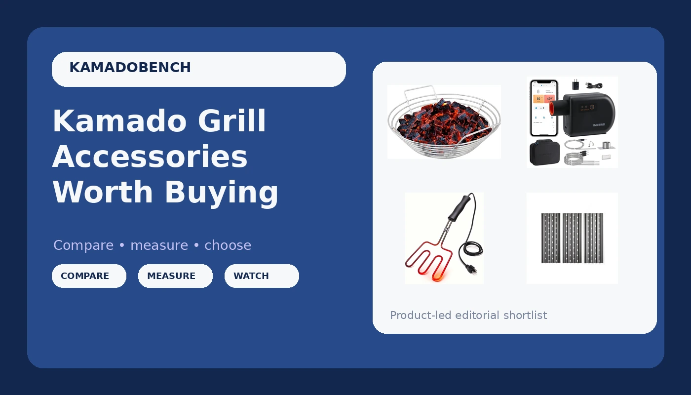 Kamado Grill Accessories Worth Buying - KamadoBench review with measurements and honest opinion