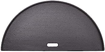 Kamado Joe Half-Moon Cast Iron Reversible Flat-Top Griddle