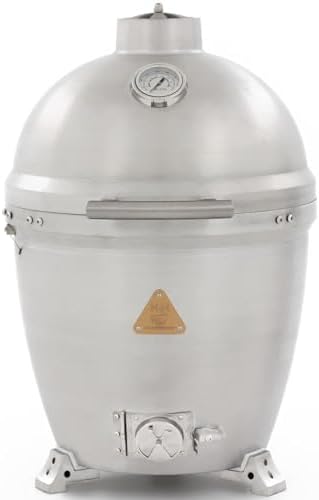 Blaze 20‑Inch Cast Aluminum Kamado Grill | Heavy-Duty 1″ Cast Aluminum Body | 20″ Hex Stainless Grates | Tongue‑and‑Groove Seal | BLZ‑20‑KAMADO